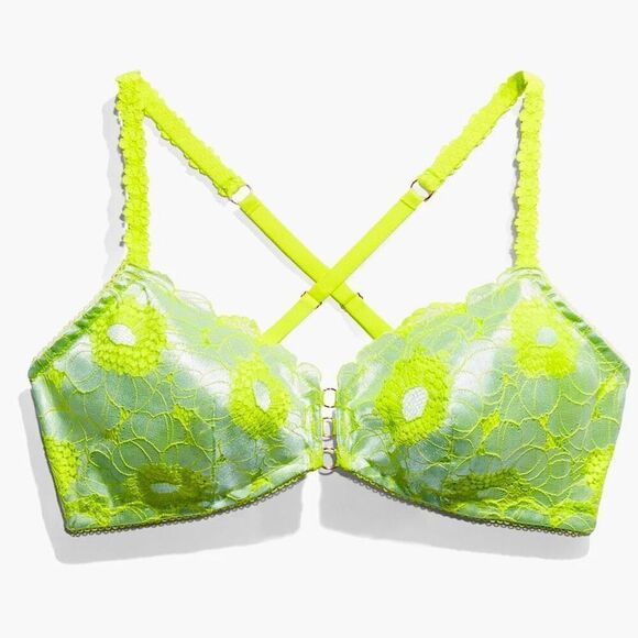 Savage X Perfect Poppies Green Bralette Women’s XL - Picture 1 of 6